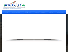 Tablet Screenshot of indusalca.com.co